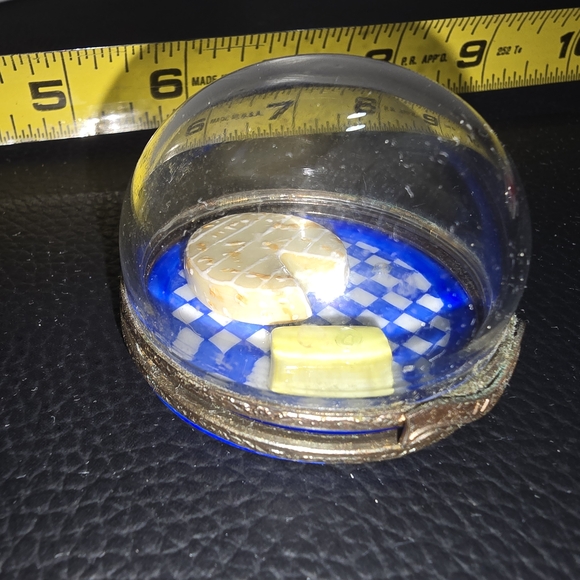 Cheese and Cracker Dome Paperweight